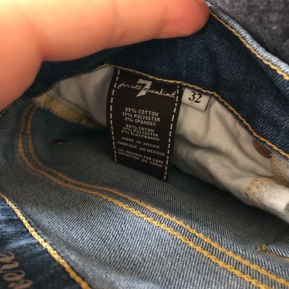 7 For All Mankind Cropped Gwenevere Jeans - Picture 7 of 8